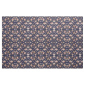 Roze goudboho floral stof (Yard (91,4 cm))
