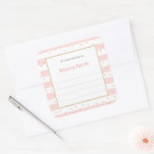 Roze goudConfetti Sticker (Envelop)