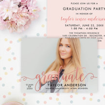 Roze Gouden Afstudeer Script Foto Afstudeerfeest