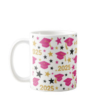 Roze gouden Afstuderen patroon