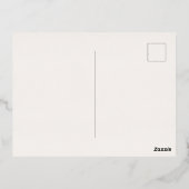 Roze gouden alcoholinkt Abstracte kunst Folie Feestdagen Briefkaart (Achterkant)