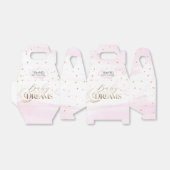 Roze Gouden Baby van onze Dromen Baby shower Bedankdoosjes (Uitgevouwen)