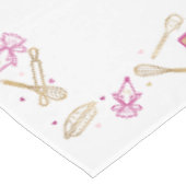 Roze gouden bakkerij - Kokergereedschap & Besmetti Tafelkleed (Gekanteld)