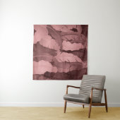 Roze gouden bananenbladeren: luxe wandkleed (In Situ (horizontaal))