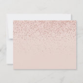 Roze Gouden Bedankt Voor Winkelen Kortingkaart (Achterkant)