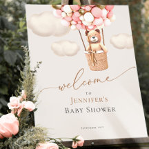 Roze gouden Beren ballonnen Baby shower Welkomstte
