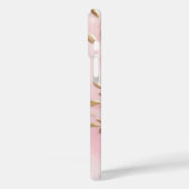Roze Gouden Bladeren Bruiloft Case-Mate iPhone Case (Achterkant / Links)