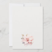 Roze Gouden Bloemen Thee Set Koppels Douche Tea Pa Kaart (Achterkant)