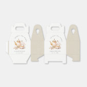 Roze Gouden Bloemen Theeset Vrijgezellenfeest Tea  Bedankdoosjes (Uitgevouwen)