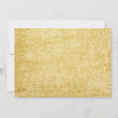 Roze Gouden Bloemenkroon Prinses Verjaardag Bedankkaart (Achterkant)