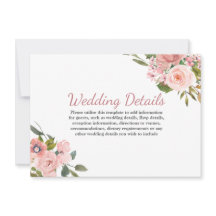 Roze Gouden Blush Bloemen Trouwreceptie Details