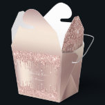 Roze Gouden Blush Glitter Glans Drips Persoonlijk Bedankdoosjes<br><div class="desc">Roze Gouden Blush Glitter Glans Drips Aangepaste Tekst Roze Modern - Voeg Uw Unieke Tekst Toe of Verwijder Tekst - Maak Uw Speciale Cadeau - Formaat aanpassen en verplaatsen of verwijderen en tekst / elementen toevoegen met het aanpassingsgereedschap. Ontwerp door MIGNED. Kijk ook naar mijn andere projecten. U kunt dit...</div>