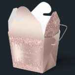 Roze Gouden Blush Glitter Glans Drips Persoonlijk Bedankdoosjes<br><div class="desc">Roze Gouden Blush Glitter Glans Drips Aangepaste Tekst Roze Modern - Voeg Uw Unieke Tekst Toe of Verwijder Tekst - Maak Uw Speciale Cadeau - Formaat aanpassen en verplaatsen of verwijderen en tekst / elementen toevoegen met het aanpassingsgereedschap. Ontwerp door MIGNED. Kijk ook naar mijn andere projecten. U kunt dit...</div>