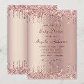 Roze Gouden Blush Luxe Baby Meisje Borrelnootje Ui (Voorkant / Achterkant)