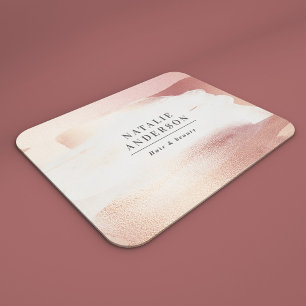 Roze Gouden Blush Moderne Vrouwelijke Kleine Zakel Muismat