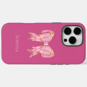 roze gouden boog Case-Mate iPhone case (Achterkant (horizontaal))