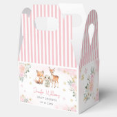 Roze gouden bos baby shower snoep gunst doos bedankdoosjes (Geopend)