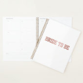 Roze Gouden Bruid-to-Be Planner (Display)