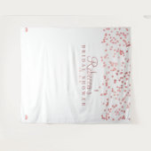 Roze Gouden Bruidsdouche Achtergrond, Fotohokje Pr Wandkleed (Voorkant (horizontaal))