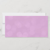 Roze gouden bruiloft Foto's en Bedankt Dank u wel (Achterkant)