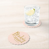 Roze Gouden Cadeaus voor Bruidsmeisjes Kartonnen Onderzetters (Insitu)