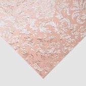 Roze Gouden Damast Tissuepapier (Detail)