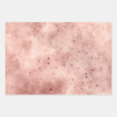 Roze Gouden Droomwolk Inpakpapier Vel (Voorkant 3)