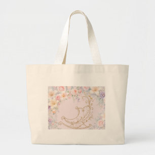 Roze Gouden Elegante Wieg Baby Tote Tas
