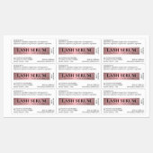 Roze Gouden Elegante Wimper Serum Mascara Buis Ver Labels (Vel)