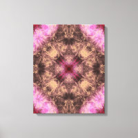 Roze Gouden Energie Kaleidoscoop Fractale Kunst