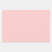 Roze Gouden Faux Glitter Zebra Print Inpakpapier Vel (Voorkant 3)