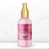 Roze Gouden Folie Cosmetica of Dropper Fles Label