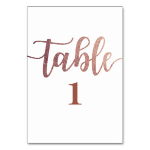 roze gouden folie, elegant, glitters, tafelkaart kaart