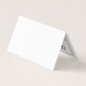 Roze Gouden Folie Kalender Wijzigingskaart Visitekaartje (Achterkant)