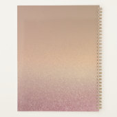 Roze Gouden Foto Trouwplanner Planner (Achterkant)