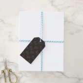 Roze Gouden Geometrisch Lijnkunstpatroon Cadeaulabel (Met Touw)