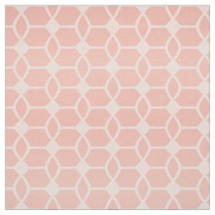 Roze Gouden Geometrische Stof