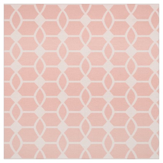 Roze Gouden Geometrische Stof (Swatch)