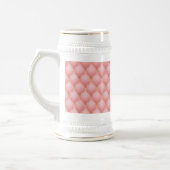 Roze Gouden Geplooide Bierpul (Links)