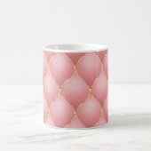 Roze Gouden Geplooide Koffiemok (Center)