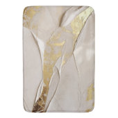 Roze Gouden Gestucte Pleister Abstract Badmat (Voorkant Verticaal)