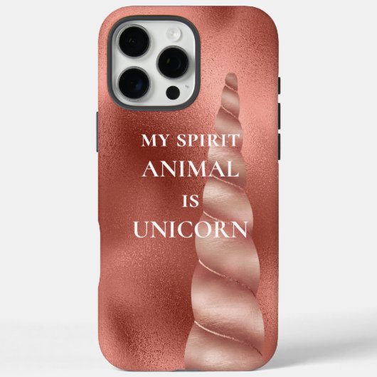 Roze Gouden Glam Eenhoorn Case-Mate iPhone Case (Achterkant)