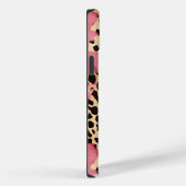 Roze Gouden Glam Luipaard Case-Mate iPhone Case (Achterkant / Rechts)