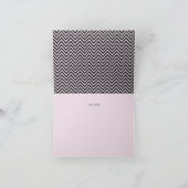 Roze Gouden Glitter confetti Bachelorette Bedankt (Binnen)