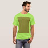 Roze Gouden Glitter Drip T-shirt (Voorkant volledig)