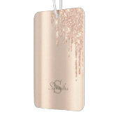 Roze Gouden Glitter Druppels Luchtverfrisser (Links)