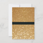 Roze + Gouden Glitter Een zoete 16 verjaardagsuitn Kaart (Achterkant)