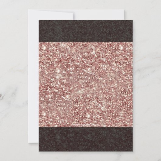 Roze Gouden Glitter Foto Klas van 2026 Afstuderen Kaart (Achterkant)