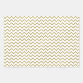 Roze & Gouden Glitter Matching Patronen Inpakpapier Vel (Voorkant 3)