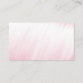 Roze Gouden Glitter Meisjes Luier Raffle Tickets Informatiekaartje (Achterkant)